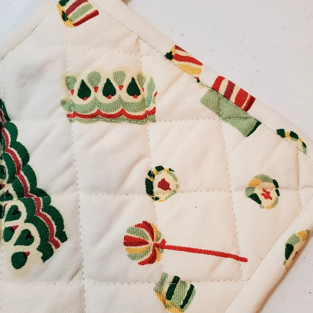 Crate & Barrel Candy Potholder Set